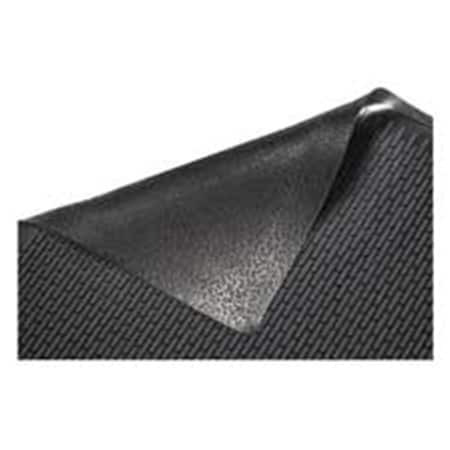 Dwellingdesigns Scraper Outdoor Mat- Rubber- Traps Dirt-Grime- 4ft.x6ft.- Black DW2655515